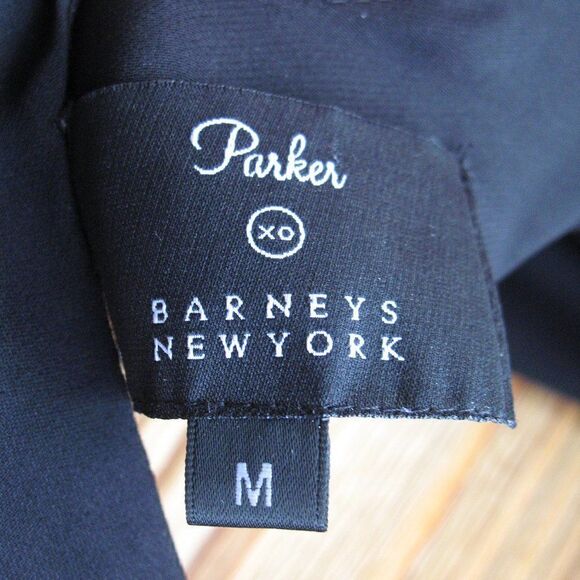 Parker Black Print Silk Lila Dress - Picture 8 of 8